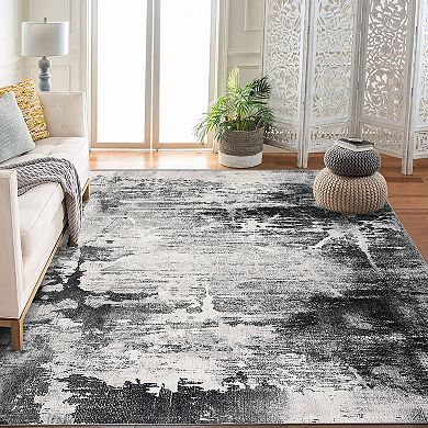 Modern Abstract Area Rugs Thin Rug for Bedroom Non-Slip Living Room Rug