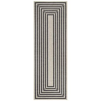 Modern Washable Jute Rug Non Slip Geometric Indoor Carpet for Kitchen Bedroom