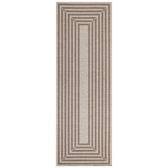 Modern Washable Jute Rug Non Slip Geometric Indoor Carpet for Kitchen Bedroom