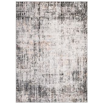 Abstract Area Rugs Machine Washable, Non-Slip Low Pile Boho Carpet