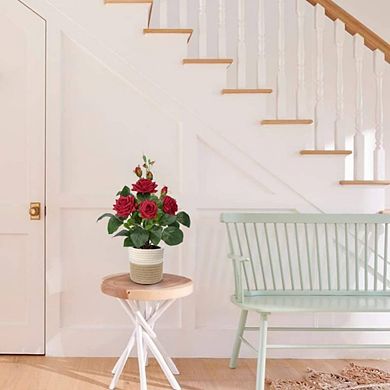 Artificial Silk Rose Plant Decor Arrangement