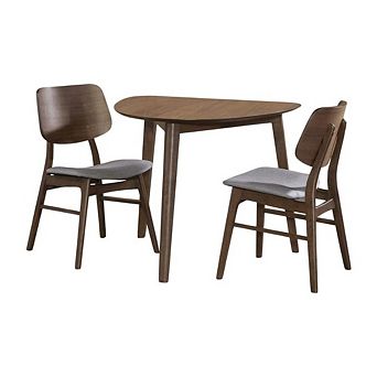 New Classic Furniture Oscar 3 pc Wood Corner Table Set