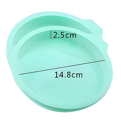 6" Silicone Bakeware Round Cake Pan 2 Pcs