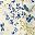 Beige Blue Floral