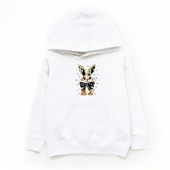 Bunny Polka Dot Coquette - Youth Graphic Hoodie