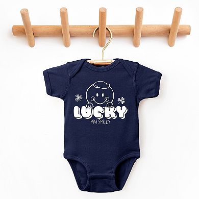Mini Smiley Lucky Lumi - Baby Short Sleeve Graphic Bodysuit