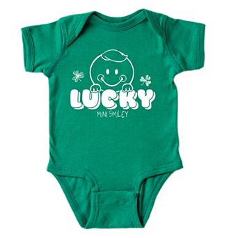 Mini Smiley Lucky Lumi - Baby Short Sleeve Graphic Bodysuit