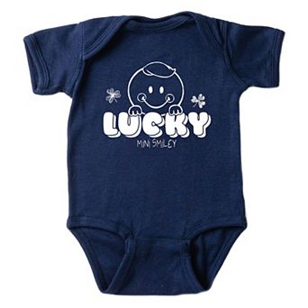 Mini Smiley Lucky Lumi - Baby Short Sleeve Graphic Bodysuit