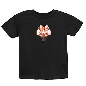 Basketball Hoop Coquette - Youth Short Sleeve Graphic T-Shirt