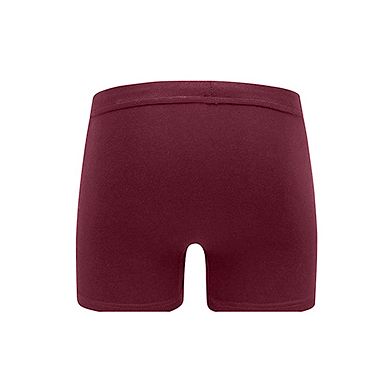 2 Packs Boxer Brief for Men's Big & Tall Stretch Waistband Comfortable Mid-Waisted Underwear