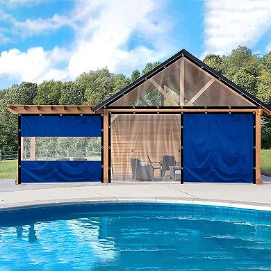 Covers&All Outdoor Panel Curtain, Curtain for Patio, Waterproof & Weather Resistant Tarp
