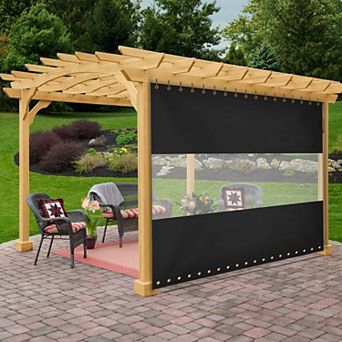 Covers&All Outdoor Panel Curtain, Outdoor Curtains for Patio, Waterproof & Weather Resistant Tarp