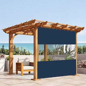 Covers&All Outdoor Panel Curtain, Outdoor Curtains for Patio, Waterproof & Weather Resistant Tarp