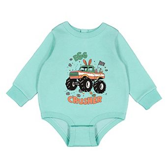 Egg Crusher Monster Truck - Infant Fleece BodySuit