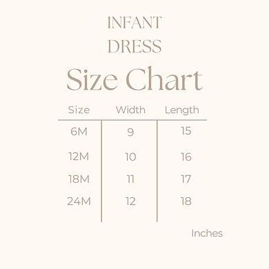 Daisies Stripes Faux Paint - Infant Dress