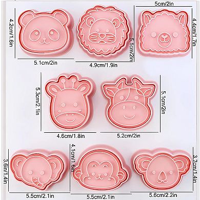 Animal Cookie Cutter Set 8 Pcs
