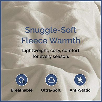Ultra Soft Fleece Blanket - Lightweight Luxury Plush Throw for Bed or Couch