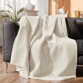 Ultra Soft Fleece Blanket - Lightweight Luxury Plush Throw for Bed or Couch