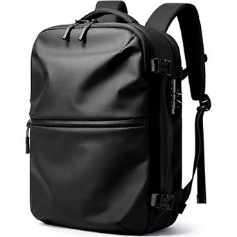 AKSZRI Travel Backpack with TSA Lock - Holds 15.6" Laptop, Flight Approved & Anti-Theft
