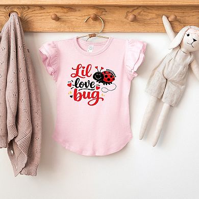 SmileyWorld Lil Love Bug - Flutter Sleeve Graphic T-Shirt