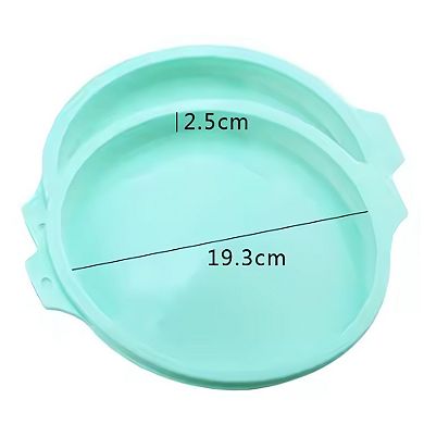 8" Silicone Bakeware Round Cake Pan 2 Pcs