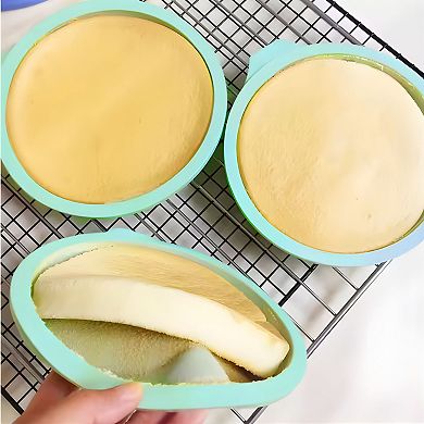 8" Silicone Bakeware Round Cake Pan 2 Pcs