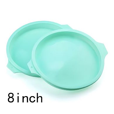 8" Silicone Bakeware Round Cake Pan 2 Pcs