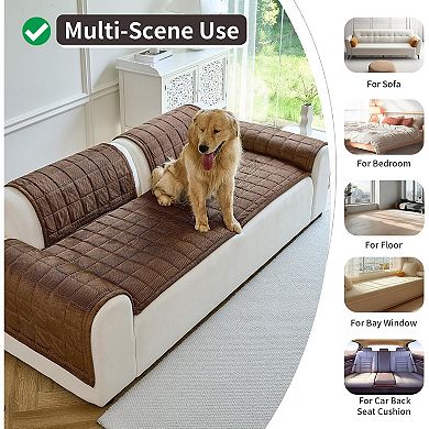 Couch Cover for Dogs Washable, Non Slip Couch Covers for 3 Cushion Sofa Pet Friendly, 1PC,27.6x82.7