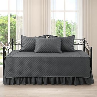 Daybed Covers Sets with Bedskirt for Twin Bed,5 pc All Season Twin Size Cozy with Shames 75"x39"