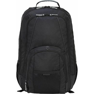 AKSZRI 17" Laptop Backpack - Water Resistant Travel Backpack for Men & Women, Black