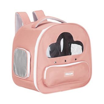 1 pc Cats Backpack Carrier Large Space & Breathable Pet Hiking Travel, 15.4x9.8x15.4 Inch