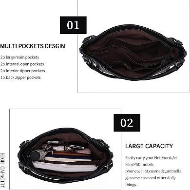 AKSZRI Women's Shoulder Bags - Hobo & Tote Purses & Handbags