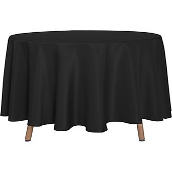 Round Tablecloth - 90 Inch - Water Resistant Spill Proof Washable Polyester Table Cloth Decorative
