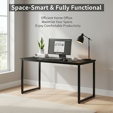 KSIZUIS Mission Style Computer Desk - 40" Home Office Desk in Classic Black