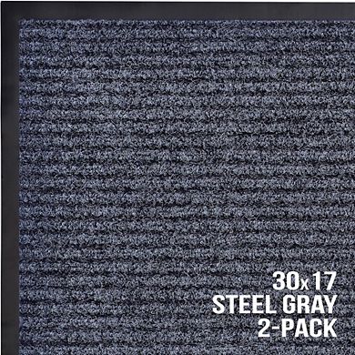 Great Ambitions 2-Pack 30"x17" Welcome Doormats for Indoor,Outdoor Entrance