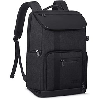 AKSZRI Large Camera Backpack with Laptop Compartment-17.3" DSLR Bag with Tripod Holder, Space Gray