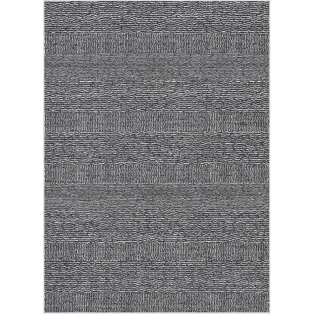 Solid Color Area Rug, Subtle Textured Pattern, Machine Washable Soft ...