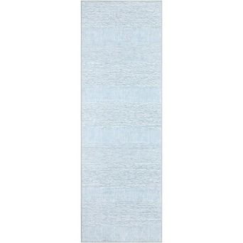 Solid Color Area Rug, Subtle Textured Pattern, Machine Washable Soft Living Room Rug
