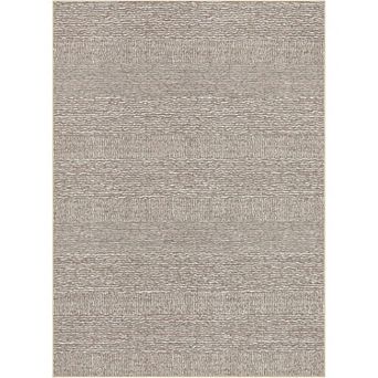 Solid Color Area Rug, Subtle Textured Pattern, Machine Washable Soft Living Room Rug