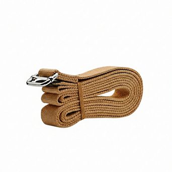 Yoga Stretch Strap 2 Pack Non Elastic Poly Cotton Webbing with Adjustable Metal Buckle
