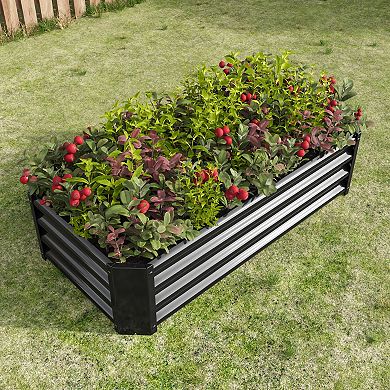 Raised Garden Bed Rectangle Raised Planter - 48 in