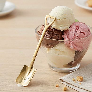 Stainless Steel Garden Shovel Hand Tool with Ergonomic Handle 6 Piece Set