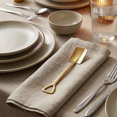 Stainless Steel Garden Shovel Hand Tool with Ergonomic Handle 6 Piece Set