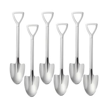 Stainless Steel Garden Shovel Hand Tool with Ergonomic Handle 6 pc Set
