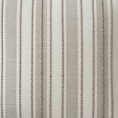 Striped Pillowcase with Envelope Closure Decorative Bedding Cover Single Piece 17.7x17.7in