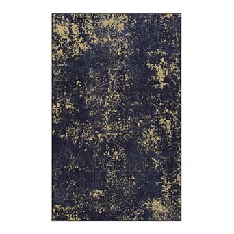 5x8ft Chenille Rug, Non-Slip & Stain Resistant, Perfect for Living Room Bedroom Kid Pet Friendly