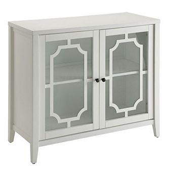 Storage Cabinet Console Cabinet in White