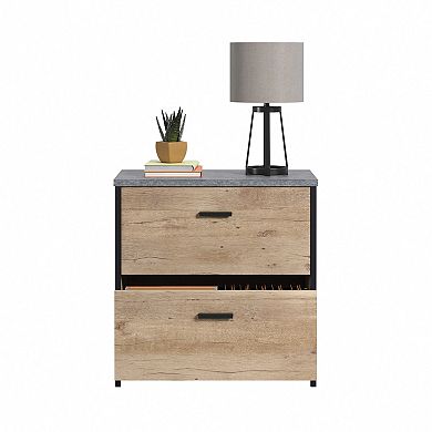 Storage File Cabinet with 2 Drawers