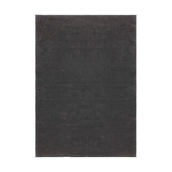 Charcoal Non-shedding Solid Rug