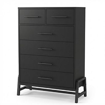 ANIXOL Wood Dresser Tall Nightstand for Bedroom